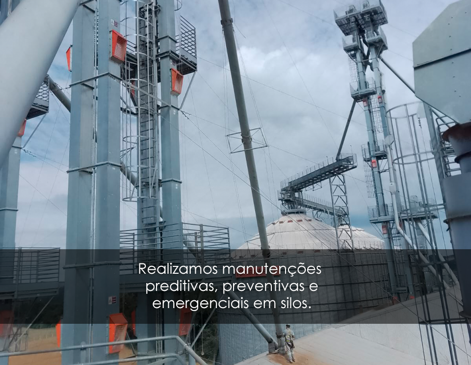 Peças e soluções para silos industriais e agrícolas
